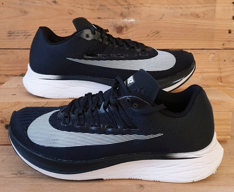 Nike Zoom Fly Low Textile Trainers UK5/US7.5/EU38.5 897821-001 Black/White