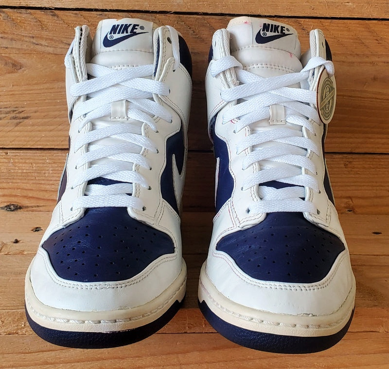 Nike Dunk Sky Hi Leather Trainers UK6/US8.5/EU40 528899-500 White/Purple