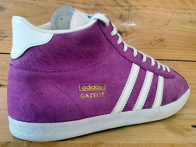 Adidas Originals Gazelle Mid Suede Trainers UK5/US6.5/EU38 M22797 Vivid Pink