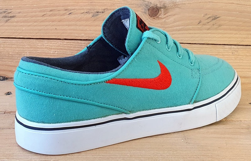 Nike Stefan Janoski Low Canvas Trainers UK5/US5.5/EU38 615957-300 Crystal Mint