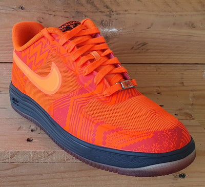 Nike Lunar Force 1 Fuse BHM Low Textile Trainers UK9/US10/EU44 585714-800 Orange