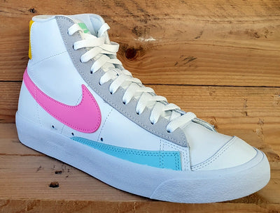 Nike Blazer Mid Leather Trainers UK6/US8.5/EU40 DA4295-100 Vintage Pastel