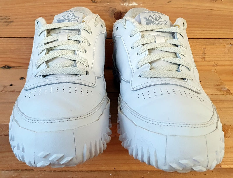 Reebok Club C Vibram Low Leather Trainers UK9/US10/EU43 GY8791 Cloud White