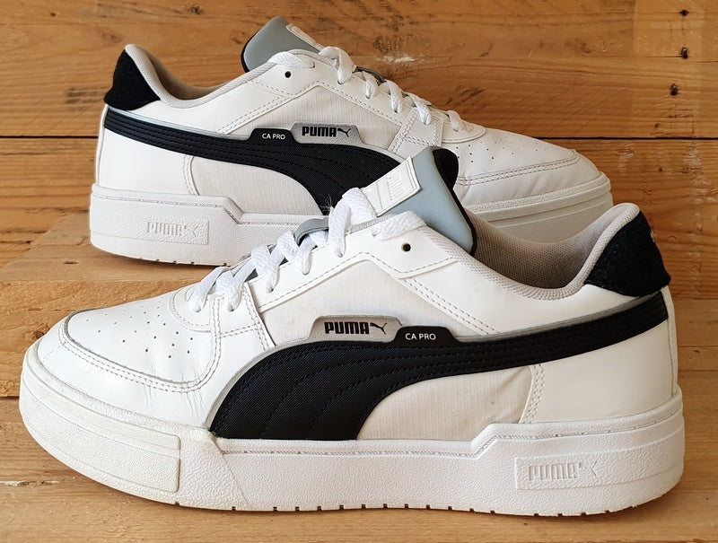 Puma CA Pro Tech Low Leather Trainers UK9.5/US10.5/EU44 381225-02 White/Black