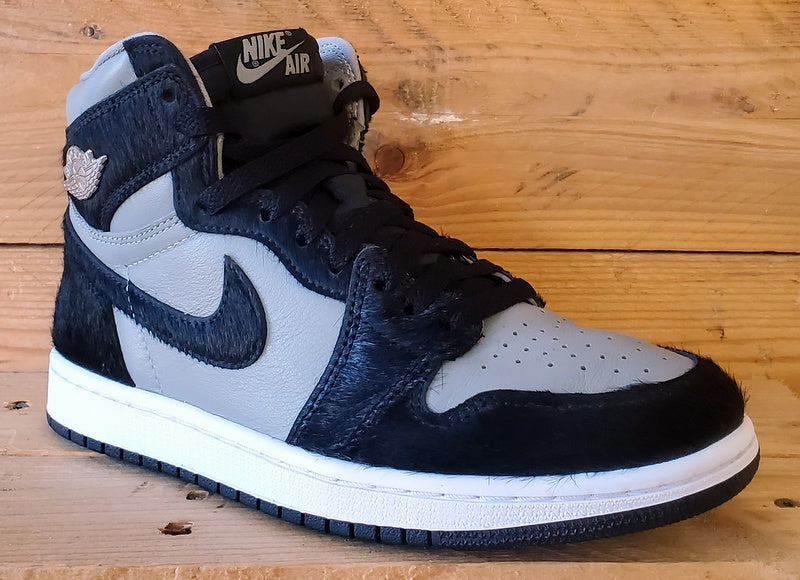 Nike Air Jordan 1 Twist Mid Leather Trainers UK4.5/US7/E38 DZ2523-001 Grey/Black