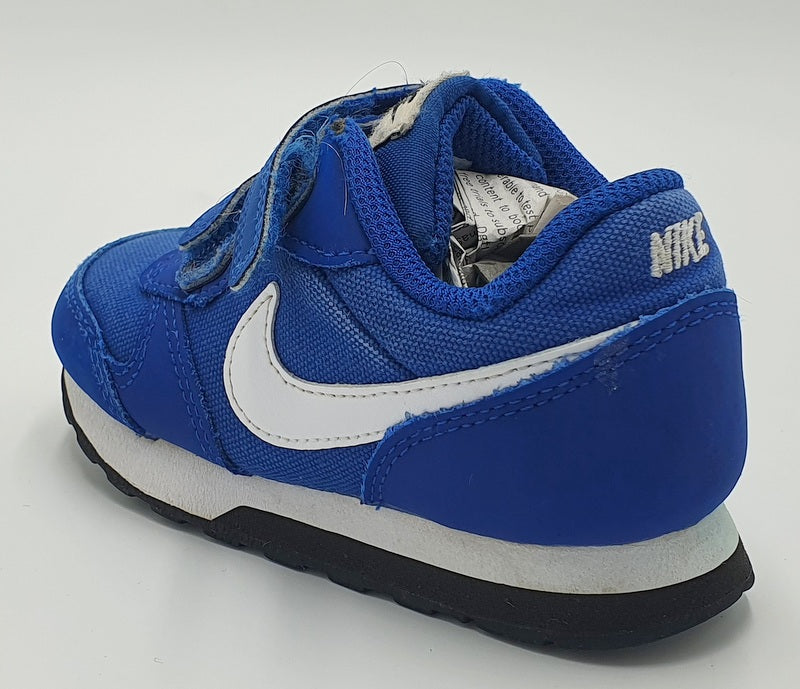 Nike MD Runner Low Canvas Kids Trainers 806255-411 Blue UK6.5/US7C/EU23.5