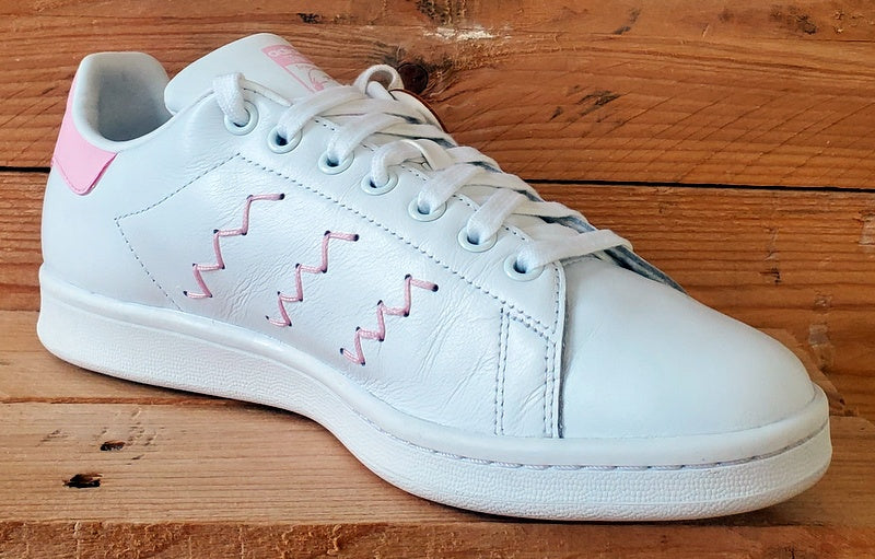 Adidas Stan Smith Zig Zag Low Leather Trainers UK7.5/US9/EU41 BZ0401 White/Pink