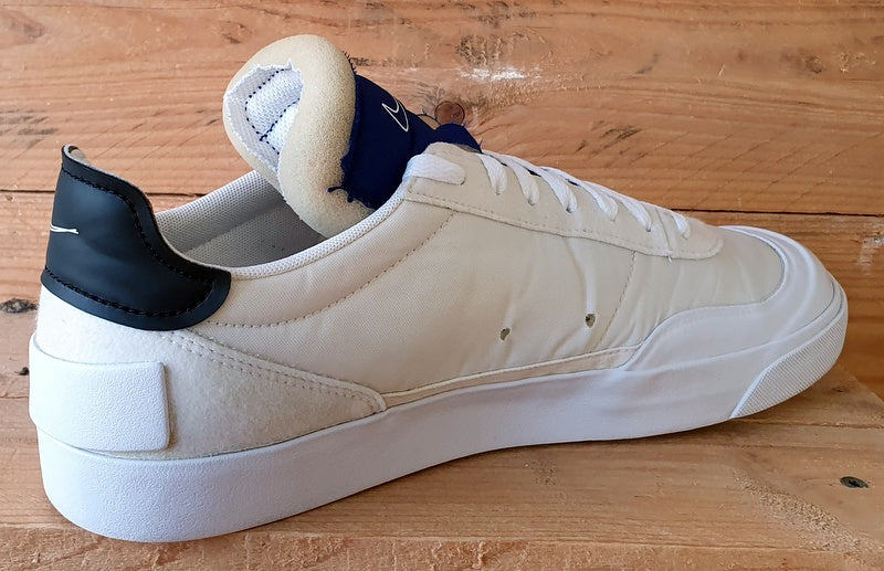 Nike Drop Type Low Nylon/Suede  Trainers UK10/US11/EU45 CQ0989-100 White/Blue