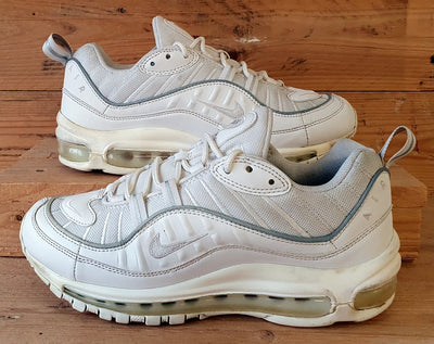 Nike Air Max 98 Leather/Textile Trainers UK5.5/US8/EU39 AH6799-114 Triple White