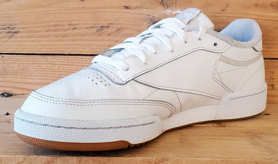 Reebok Club C 85 Low Leather Trainers UK7/US9.5/EU40.5 BS7686 White