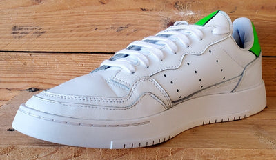 Adidas Supercourt Low Leather Trainers UK9.5/US10/EU44 FX5707 White/Green