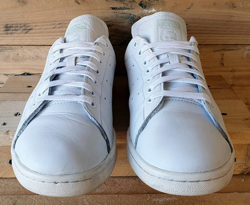 Adidas Stan Smith Low Leather Trainers UK11/US11.5/EU46 EF9289 White Linen Green