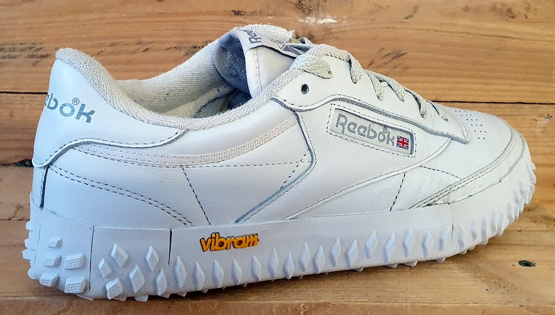 Reebok Club C Vibram Low Leather Trainers UK9/US10/EU43 GY8791 Cloud White