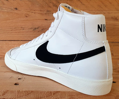 Nike Blazer 77 Mid Leather Trainers UK5.5/US6/EU38.5 BQ6806-100 White/Black