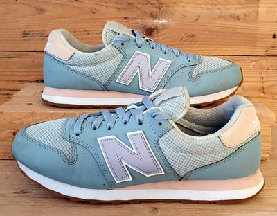 New Balance 500 Low Textile/Suede Trainers UK7/US9/EU40.5 GW500BA1 Blue