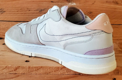 Nike Squash-Type Low Textile/Suede Trainers UK9/US10/EU44 CJ1640-102 Sail/White