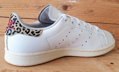 Adidas Stan Smith Low Leather Trainers UK4.5/US6/EU37 FV8080 White/Leopard
