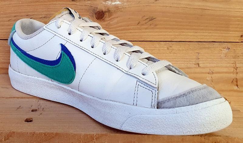 Nike Blazer Low 77 Double Swoosh Trainers UK8/US9/EU42.5 DO9777-001 Cream/Green