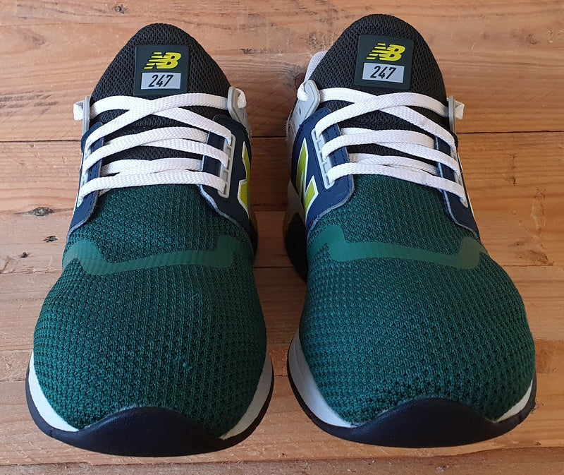 New Balance 247 Low Textile Trainers UK9/US9.5/EU43 MS247NMB Green/Navy