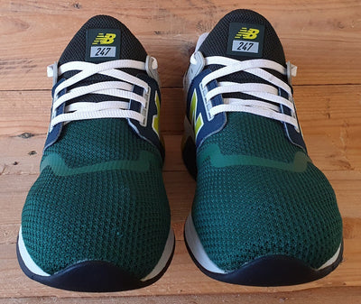 New Balance 247 Low Textile Trainers UK9/US9.5/EU43 MS247NMB Green/Navy