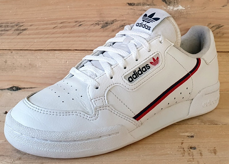 Adidas Continental 80 Low Leather Trainers UK4/US4.5/EU36.5 F99787 Cloud White