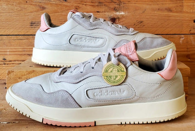 Adidas SC Premiere Low Leather Trainers UK10/US10.5/EU44.5 EE6020 Grey/Pink
