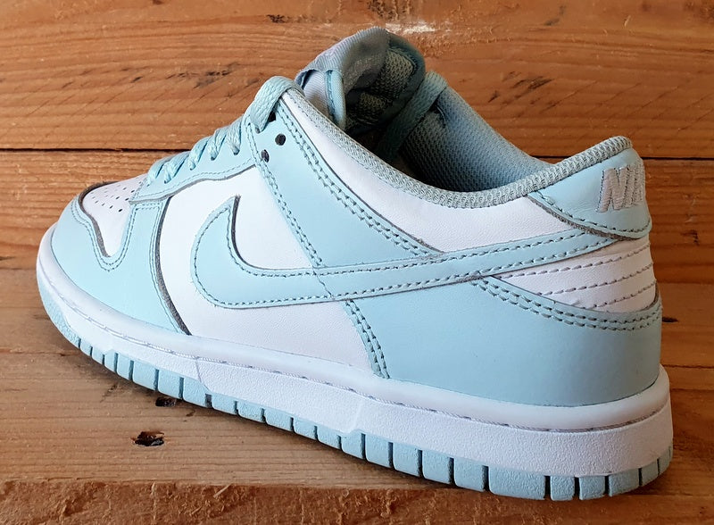 Nike Dunk Low GS Leather Trainers UK3.5/US4Y/EU36 FB9109-105 Glacier Blue