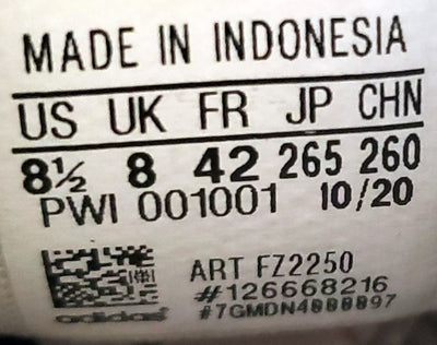 Adidas Originals NY 90 Low Leather Trainers UK8/US8.5/EU42 FZ2250 White/Red