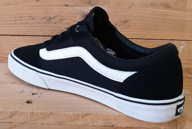 Vans Off The Wall Low Suede Trainers UK9/US10/EU43 721454 Black/White