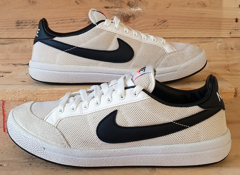 Nike Meadow Low Textile Trainers UK6.5/US9/EU40.5 833674-100 Off White/Black