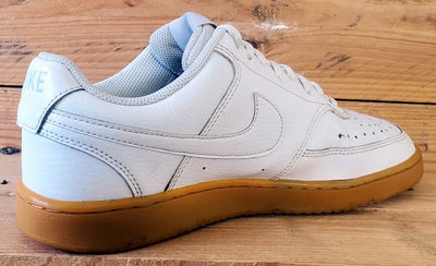 Nike Court Vision Low Leather Trainers UK7/US8/EU41 CD5463-105 White/Gum