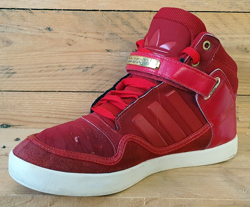 Adidas AR 2.0 Mid Suede Trainers UK7/US7.5/EU40.5 G60646 Red/White