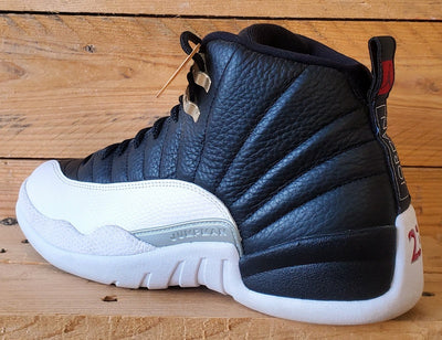 Nike Jordan 12 Retro Playoffs Trainers UK8.5/US9.5/EU43 CT8013-006 Black/White