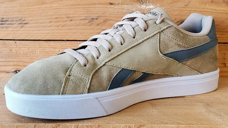Reebok Royal Complete 3.0 Suede Trainers UK8.5/US9.5/EU42.5 FV0247 Beige/Silver