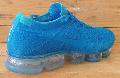 Nike Air VaporMax Flyknit Low Trainers UK10/US11/EU45 849558-402 Blue Orbit