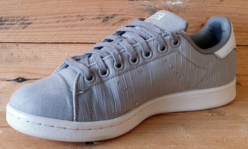 Adidas Stan Smith Low Canvas Trainers UK6/US7.5/EU39 S75951 Light Grey/White
