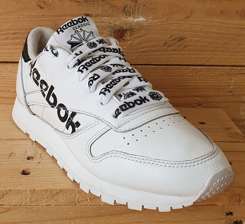 Reebok Classic Low Leather Trainers UK6/US8.5/EU39 DV3830 White/Black