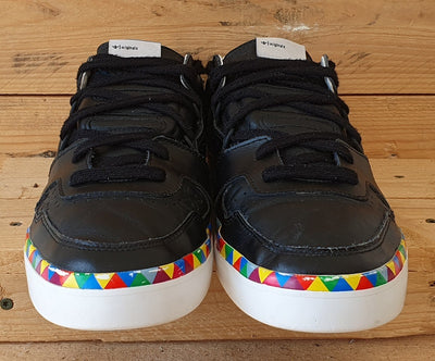 Adidas Originals Low Leather Trainers UK12/US12.5/EU47 G51677 Black/White/Multi