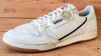 Adidas Continental 80 Low Leather Trainers UK11/US11.5/EU46 EG3877 Off White