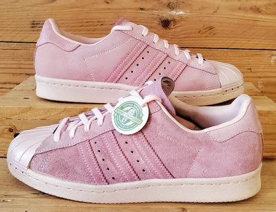 Adidas Superstar Metal Toe Low Suede Trainers UK6/US7.5/EU39 CP9946 Triple Pink
