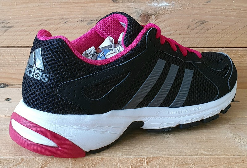 Adidas Duramo Running Textile Trainers AQ6309 Black/Pink UK4/US5.5/EU36.5