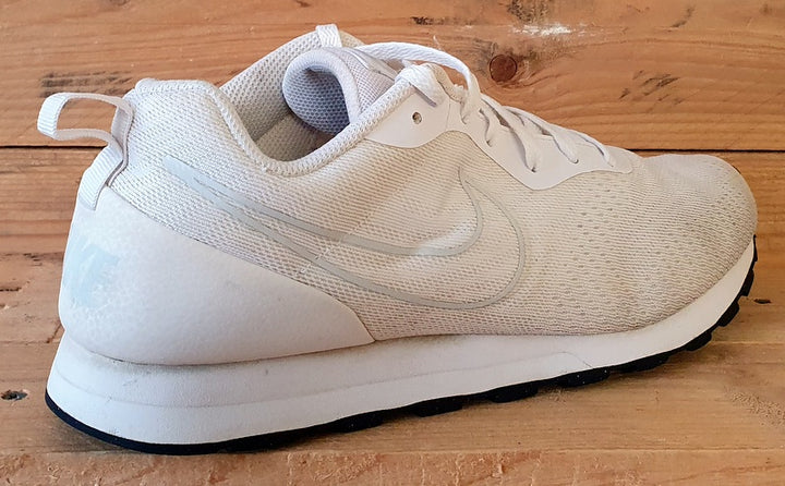 Nike MD Runner 2 Low Textile Trainers UK10 US11 EU45 902815 100 White Cream VintageTrainers