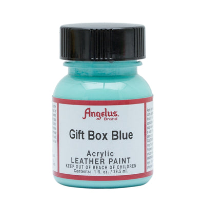 Angelus Acrylic Leather Paint - Gift Box Blue - 1fl oz / 30ml - Custom Sneakers