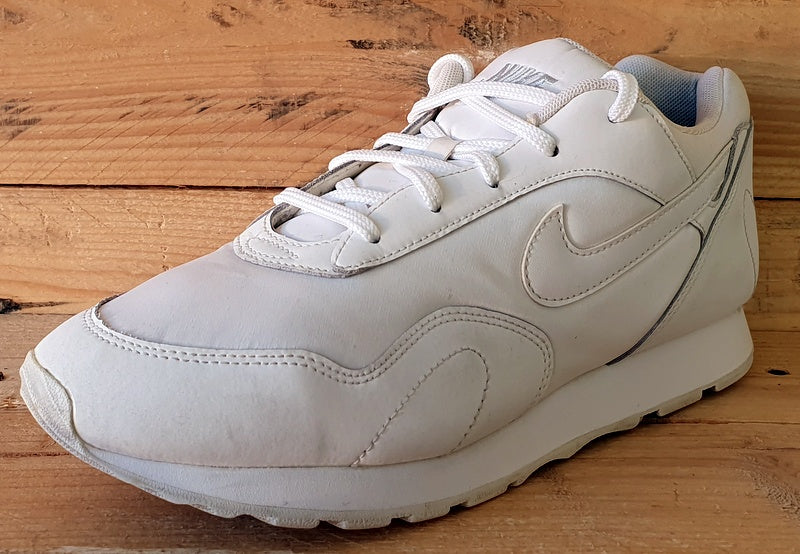 Nike Outburst Low Leather Trainers UK7/US9.5/EU41 AO1069-105 Triple White