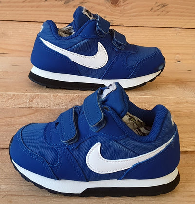 Nike MD Runner Low Textile Kids Trainers UK6.5/US7C/EU23.5 806255-411 Blue/White