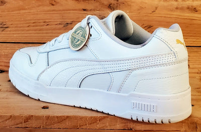Puma RBD Game Low Leather Trainers UK9/US10/EU43 386373-02 Triple White