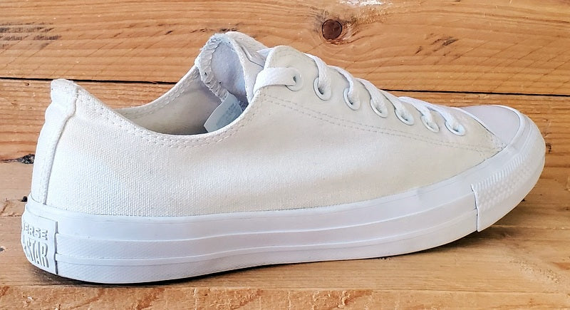 Converse Chuck Taylor All Star Low Canvas Trainers UK8.5/US8.5/EU42 1U647 White