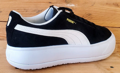 Puma Suede Mayu Low Trainers UK4.5/US7/EU37.5 380686-02 Black/White