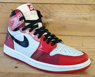 Nike Air Jordan 1 Spiderman High Trainers UK6/US7/EU40 DV1748-601 Red/White