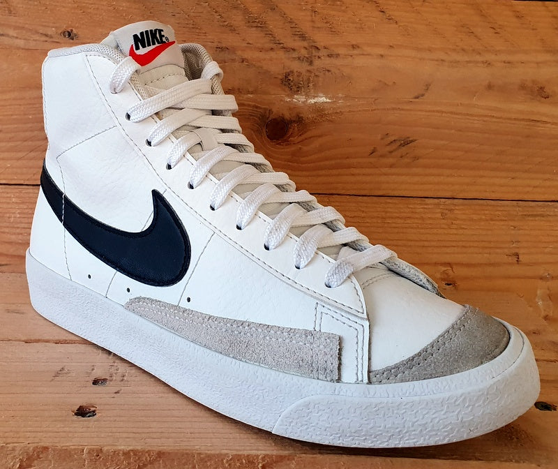 Nike Blazer Mid 77 Leather Trainers UK5.5/US6Y/EU38.5 DA4086-100 White/Black